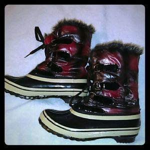 Sporto Warm Faux Fur Lined Winter Duck Boots‎ 8